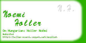 noemi holler business card